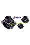 Double Outlet -Socket Pendant -Burglar Clamp-Water Intake Clamp -Coupling -Screwed -Black -Ø90X1-1/4" - 3