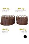 Premium Brown Round Basket Set of 2 - 5