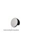 سدادة سوداء - لاصق نصف قمر، مصد للأبواب والأرضيات مقاس 3.5 سم - 3