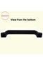 Furniture Kitchen Cabinet Drawer Cupboard Door Handle Flat Metal Handle Handle 128 mm Black - 4