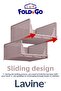 Lavine Set of 3 Multi-Purpose Sliding Shelf Cabinet Organizer for Clothes and Home Accessories – Powder - 3