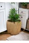 35*30 Wicker Jute Basket Flower Pot Decorative Basket Organizer Basket Stitched Basket