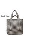 Shoulder Strap Cloth Fabric Women's Bag Tell All Zip Tote 705 - 4