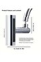 Chrome Saving 4 Modes Waterfall Adjustable Faucet Head Kitchen Sink Mixer Sink Faucet - 5