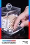 Premium Classic Cotton Swab Organizer Modern Cosmetic Organizer Stylish Cotton Holder Makeup Organizer - 3