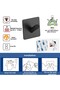 Self Adhesive Hanger Matte Black 02 5 Pieces in a Package - 5