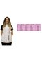 Prevailing Collar Women's Short Length - Sleeveless Doctor's Apron, Teacher's Apron, Hospital Uniform, White Apron - 3