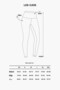 Women's Anthracite High Waist Slim-fitting Sports Leggings Basics - 8