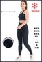 Women's Winter Fleece Inside Navy Blue High Waist Tightening Leggings Curve High Waist Fleece Winter 1024 - 4