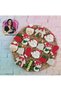Christmas Pine Tree Santa Claus Christmas Mother Snowman Gloves Bell and Home Boutique Cookies - 20 Pieces - 3