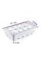 2-Piece Egg Storage Set of 15 - Egg Cup Organizer with Sterile Lid - 3