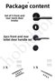 Black Door Handle Eda Round Badge 5 Rooms 2 Wc Apartment Set (3 1 Ev) Black Room - 2