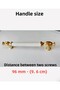 9,6Cm-Metal Cabinet Drawer Cloakroom Kitchen Bathroom Children Furniture Handle Handle Kulb Kulb-96Mm-Stk3368 - 7