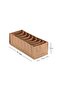 8 Compartment Beige Cabinet Drawer Accordion Folding Socks Clothing Laundry Organizer Organizer - 6