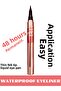 48 Hours Long-Lasting Waterproof Sky Line Eyeliner-Black Pencil Eyeliner-Easy to Apply with Fine Felt Tip