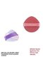1 Pcs Pink 1 Pcs Lilac Makeup Sponge Cosmetic Puff Soft Foundation Moisturizing Face Makeup Sponge - 2