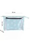 Women's Makeup Bag Set of 3 Makeup Organizer Organizer Travel Bag Zipper Wallet - 8
