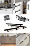 320 Mm Stainless Black Handle TV Unit Bedroom Furniture Drawer Cloakroom Kitchen Cabinet Handle