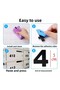 Door Number Adhesive Small Size 50 mm 5 cm Number 4 Digits Four Numbers Black Color Numbers 1 Piece - 3