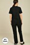 Women's Envelope Collar Terrycoton Suit - 2