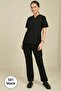 Women's Envelope Collar Terrycoton Suit