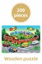 200 Piece Wooden Puzzle Land And Air Vehicles