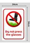 Do Not Step on the Grass Sign Board 24X34Cm Pvc Polycarbonate (Zafrakreklam) - 2