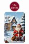 Santa Claus, Snowman, Christmas, Gift 104 Piece Puzzle
