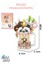 Loz Creative Series Panda Figured Cup Model 297 Piece Toy Building Set Fflz-4206 - 2