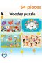 54 Piece Montessori Wooden Puzzle – Educational Toy for Ages 6 and Above