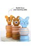 مجموعة ألعاب خشبية من IntelliBaby Twist & Fix، لتنمية المهارات الحركية والإدراكية، متعددة الألوان، للأطفال من سن 22 شهرًا فما فوق - 3