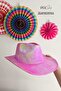 Pink Cowboy Hat - 2