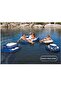 River Run Mesh Stringed Blue Sofa Bagel 135cm 58825 - 3
