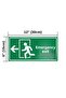 Emergency Exit Sign - Left - Uv Printing on Dekota - 15cm X 30cm - 2