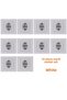 Arvia Karen Grounded Socket (White) - Set of 10 Including Frame