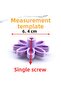 Furniture Plastic Daisy Handle Lilac Color Children's Room Girl Boy Cabinet Door Handle Drawer Handle 5Pcs - 3