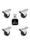 Fixed 38mm Table, Cabinet, Coffee Table, Shelf, Furniture Casters (4 Pieces)
