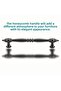 Kitchen Furniture Drawer Cabinet Wardrobe Door Handle Handle Flat Metal Handles Handle Smoked 128 mm - 3