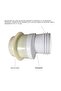 Bacamatik Chimney Flap + مجموعة محولات مضادة للرائحة - 2