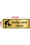 Metal Baby Care Room Warning Sign Diversion Sign