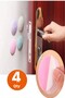 Multi-Purpose Silicone Door Wall Protector Bumper 4 Pack