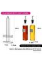 Set of 2 Oil and Vinegar Bottle Multicolour 2 x 250meter - 3
