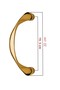 Gold Ay Pull Handle Large Tulip Steel Door Sliding Door Exterior Door Handle Grip Handle Albrifin Nobel Lale - 2