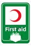 Warning Direction Signs "First Aid Kit" 25X35 cm Dekota Pvc Sheet