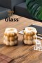 2Pcs Heat Resistant Borosilicate Glass Beverage Soft Drink Coffee and Presentation Cups Set 350ml
