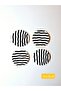 Handmade Stone Coasters Set of 4 Black Striped - Stone Coasters