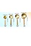 4Pcs Large Size Stainless Steel Wooden Handle Measure Spoon Set Measuring Cup 60ml 80ml 125ml 250ml - 5