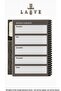 Licensed New Season Spiral Planner Notebook with Tabs Card Cover - 3
