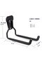 2-Pack Long Flat Garage Hook Hanger Set, Garage Storage Organization Heavy Duty Garage Hooks, Bike Hanger Set - 4