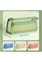 Double Layer Mesh Pen Holder Mini Travel Office Material Bag - 5